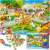 Castorland Safari Animals 60 darabos puzzle, Állatkert látogatás, doboz és darabok