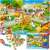 Castorland Safari Animals 60 darabos puzzle, Állatkert látogatás, doboz és darabok
