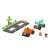 Marioinex Mini Waffle City Air Show building blocks set with airplane, truck, and runway