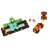 Mini Waffle City 148 Air Show building set with airplane, truck, and figures
