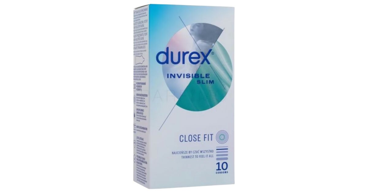 Durex Invisible extreme thin extra sensitive Condom 10pcs | Pepita.com
