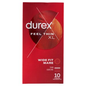 Durex Feel Thin XL - senzație autentică prezervative (10buc)