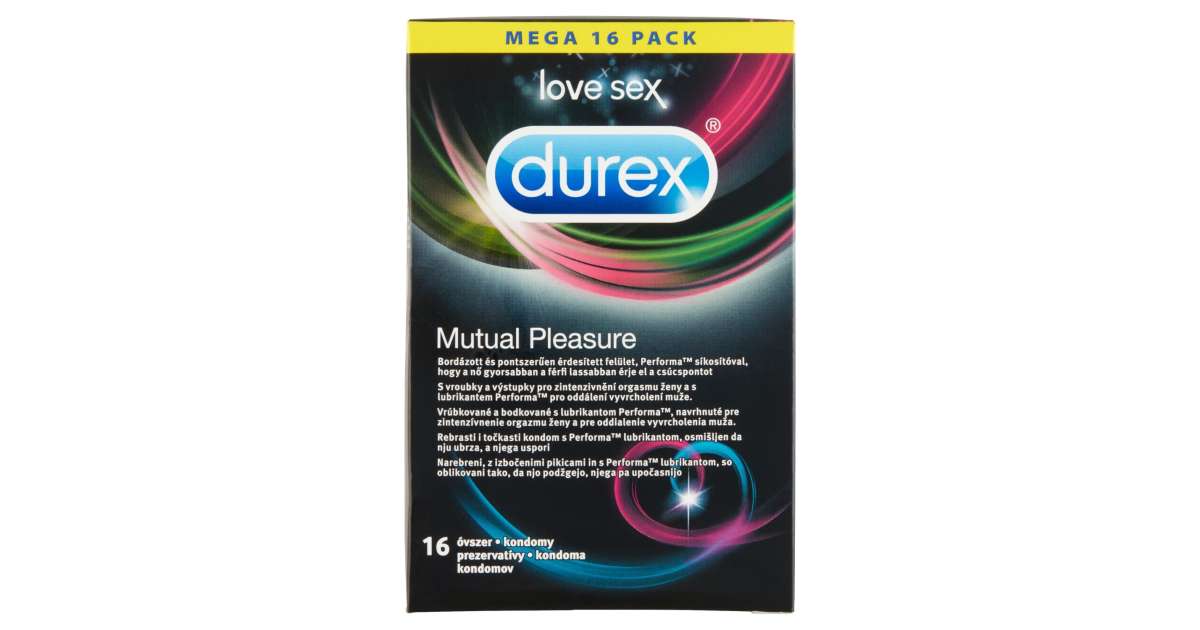 Durex Mutual Pleasure Condom 16pcs Pepita com 