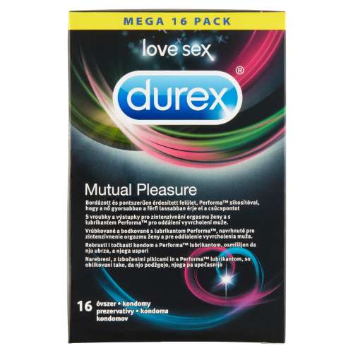 Durex Mutual Pleasure Condom 16pcs Pepita com 