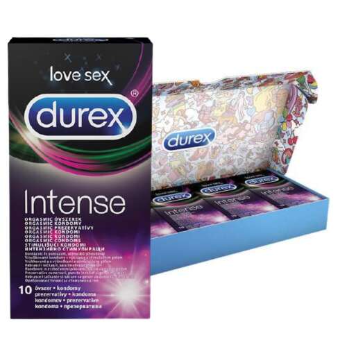 Pachet special de Prezervative Durex Intens Orgasmic (4x10buc)