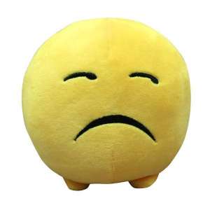 Imoji sad plush ball 11cm