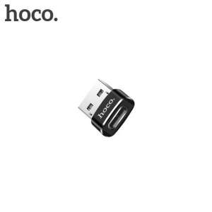 Adaptor HOCO UA6 de la Type-C la USB, negru, pentru încărcare și transfer de date - Hoco Cabluri USB