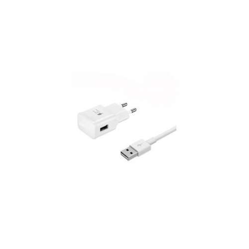 Napájací adaptér BlackBird Rýchlonabíjačka + dátový kábel USB typu C 1 m, biely (BH801 WHITE)