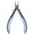 Knipex 34 12 130 Precision Electronics Pliers, 135mm, Flat and Wide, Blue and Grey Handles