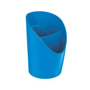 Esselte Vivida blue pen holder, 2 compartments, for pens, pencils, scissors - Office accessory