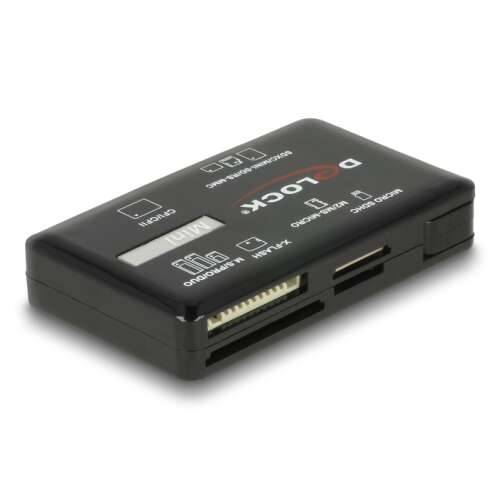 Delock Card Reader SuperSpeed USB Typ-A (3.2 Gen 1)  5 Gbps, 6 Kartenschächte