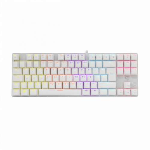 White Shark COMMANDOS RGB Mechanikus Billentyűzet - Fehér