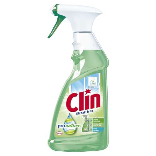 Clin ProNature Streak-free Window and Glass Cleaner, 500ml