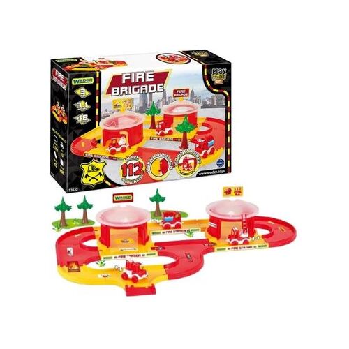 Set de joaca Statie de pompieri cu vehicule Wader 114755668