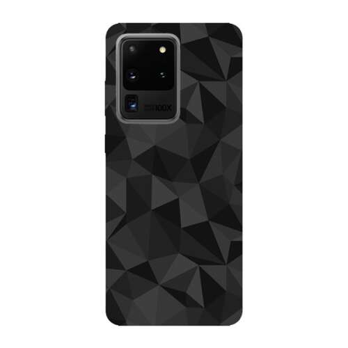 Fekete szilikon telefontok gyémánt mintával Samsung Galaxy S20 Ultra 5G-hez - Samsung