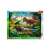 Trefl Puzzle - Dinosaurus 25 dielikov, farebný puzzle s rôznymi dinosaurami v džungli