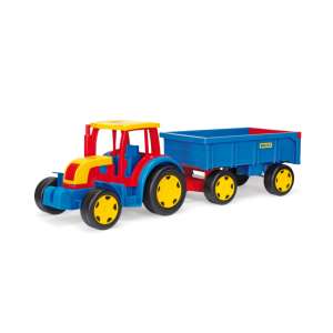 Wader óriás Traktor utánfutóval 102cm 31779747 Munkagépek gyerekeknek - Traktor