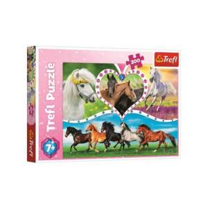 Trefl Puzzle - Gyönyörű lovak 200db 31779755 Puzzle - Ló