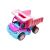 Wader Pink and Blue Dump Truck Toy with Cute Eyelashes