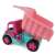 Wader Giant Pink Dump Truck for Girls, 55cm, side view