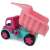 Wader Giant Pink Dump Truck for Girls, 55cm, side view