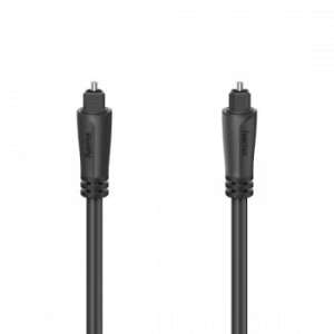 Hama FIC optical audio cable 1.5m (205134), black, toslink, digital audio cable - Cable