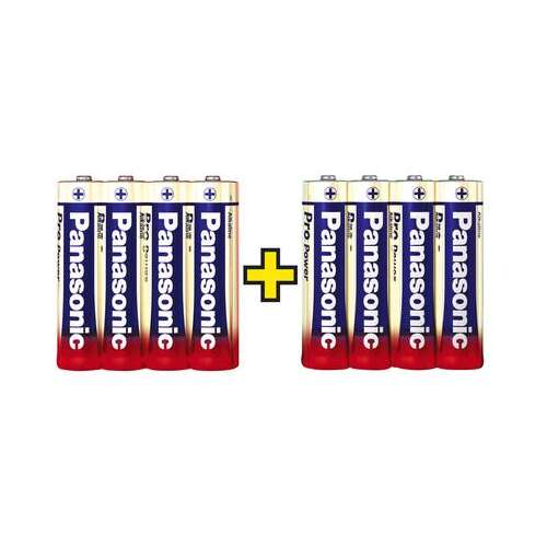 Panasonic Pro Power AA alkáli elemek, 8 db-os csomag