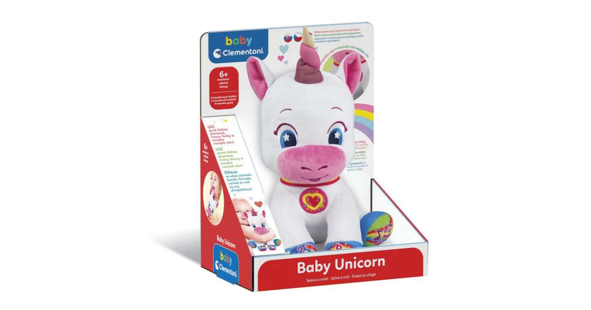 Clementoni Unicorno A Peluche Laila Il Mio Unicorno – Clementoni