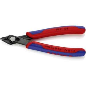 Knipex Super Knips 7861 Elektronik-Seitenschneider, 125 mm, rot-blaue Griffe - Knipex