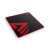 Savio Turbo Dynamic S gaming mouse pad, black with red accents, angled view