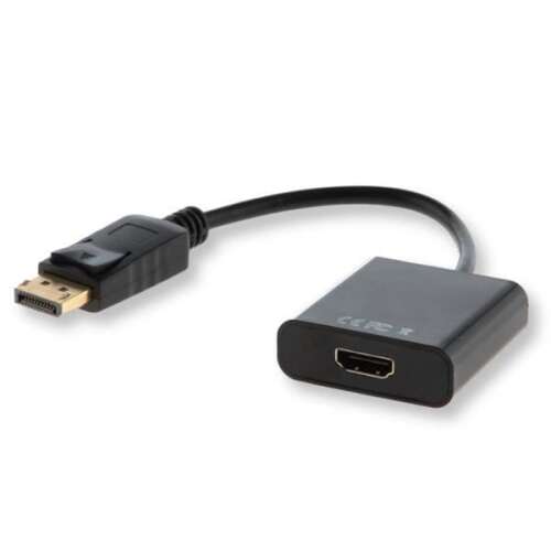 Адаптер Savio CL-55/B DisplayPort към HDMI, кабел 20cm