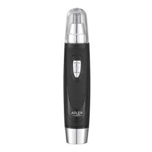 Adler AD2911 nose and ear hair trimmer, black and silver, electric, battery operated - Nose and Ear Trimmer