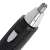 Adler AD2911 nose and ear hair trimmer, black and silver, electric, battery operated, close-up of on/off switch