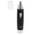 Adler AD2911 nose and ear hair trimmer, black and silver, electric, battery operated, with protective cap