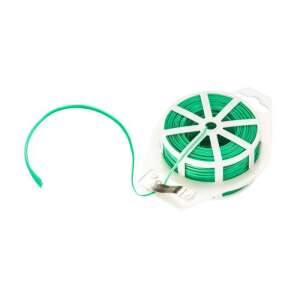 Verto 15G530 Sârmă de legare pentru grădină 1.5mm 50m, sârmă de legare verde pe o bobină - Sfoare