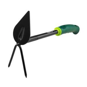 Verto 15G410 Mini-Hacke 340mm, Gartengerät mit Gummigriff - Hacken