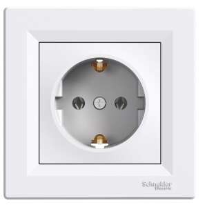 Schneider Electric Asfora white socket outlet with screw terminals - Socket & Outlet