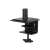 Arctic X1-3D monitor arm, black, close-up of desk clamp