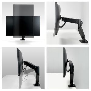 Arctic X1-3D monitor mount ergonomic adjustment - Monitor Mount and Stand
