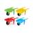 Wader Kinder Schubkarre, rot, grün, gelb, blau, Sandkastenspielzeug, Gartenspielzeug, Spielset