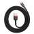 Baseus Cafule USB-Lightning charging cable, black-red, 0.5m