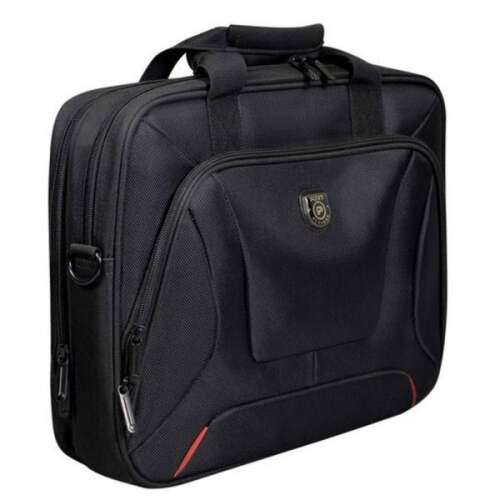 PORT DESIGN Courchevel 10-13.3 inch servietă pentru laptop, negru cu accente roșii