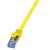 LogiLink CAT6A Hálózati Kábel - Sárga - 1m 65666669