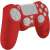 Trust GXT 744R piros szilikon védőburkolat PS4 kontrollerhez, oldalnézet