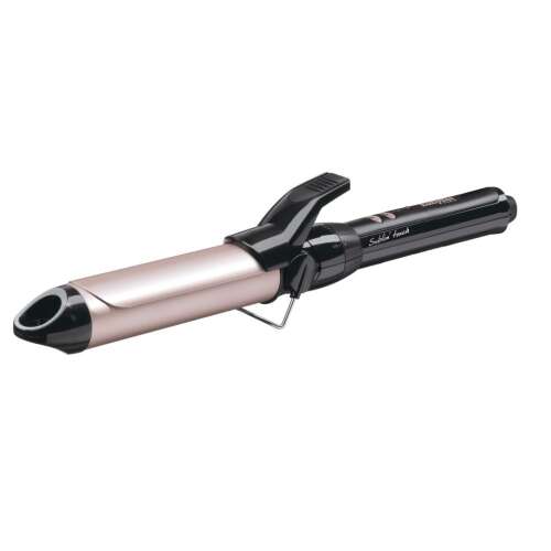 BaByliss C332E Sublim' Touch Pro 180 32mm hajsütővas, rózsaszín és fekete, ferde nézet