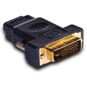 Wiretek DVI (Male) -> HDMI (FeMale) v1.3, Aranyozott átalakító (WH018) (WH018) 65667383 Calculatoare si accesorii