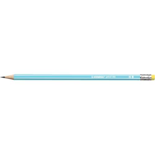 Stabilo Pencil 160 HB blue graphite pencil with eraser