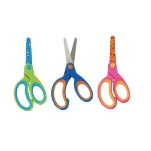 Foarfece pentru copii Herlitz Design pentru dreptaci cu vârfuri tocite 13cm, set de 3 - Foarfece