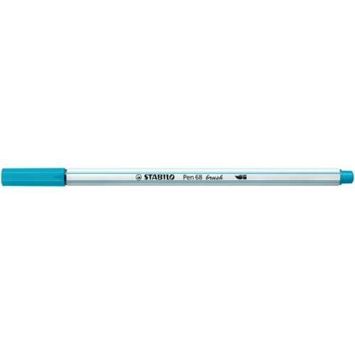 Stabilo Pen 68 brush baby blue brush felt
