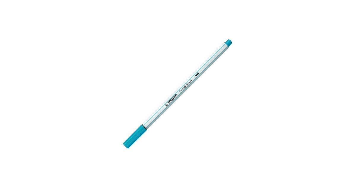 Stabilo Pen 68 brush baby blue brush felt